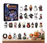 Halloween Countdown Advent 2D Acrylic - Spooky Collectible Figures Scary