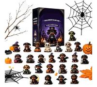 Halloween Countdown Calendar Advent, 24 Piece 2d Acrylic Toys