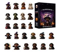 Halloween Countdown Calendar Advent, 24 Piece 2d Acrylic Toys