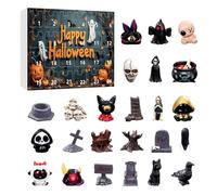 Halloween Countdown Calendar - Horror Festive Game Toy, 24 Days Countdown Toys Set For Children Boys Teenagers Children Collectors HomeThe Time Téoles Girls