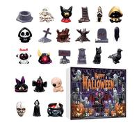 Halloween Countdown Calendar - Horror Festive Game Toy, 24 Days Countdown Toys Set For Children Boys Teenagers Children Collectors HomeThe Time Téoles Girls