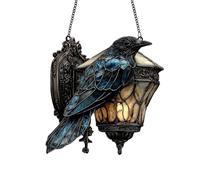 Halloween Crow Decoration, Lightweight Gothic Bird Wall Art, 2D Acrylic Silhouette, Spooky Seasonal Home Display for Living Room and Halloween Party, 15/5.91in
