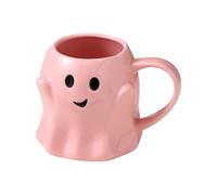 Halloween Cup - 440ml Novelty Ghost Mug, Multipurpose Reusable Tea Cup | Multifunctional Daily Routine Parrty College Book Club Meetings Holiday Dorm Room Game Night Fun Beverage Drinking Accessory