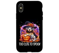 Halloween Dalmatian Puppy is Too Cute to Spook for Dog Lover Coque pour iPhone X/XS