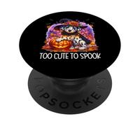 Halloween Dalmatian Puppy is Too Cute to Spook for Dog Lover PopSockets PopGrip Adhésif