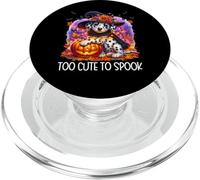 Halloween Dalmatian Puppy is Too Cute to Spook for Dog Lover PopSockets PopGrip pour MagSafe