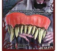 Halloween de Luxe Monster Déguisement Dents Clown Effrayant Horreur & Perles Fg