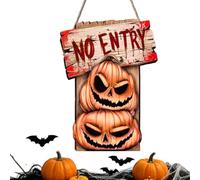 Halloween Decoration Sign - Outdoor Spooky Warning Board
