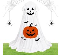 Halloween Decorations Outside Spooky, Light Up Weather-Resistant Scene Prop | Standing Spooky Ghost Dog for Patio Porch Front Door Pathway Lawn Backyard Fall Season