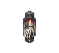 Halloween Decorations, Sonnette Professionnelle Halloween avec détecteur de Mouvement, Spray, Effets sonores et Lumineux, Induction Tactile, Zones effrayantes programmables, hantée, Essentielle(1PC)
