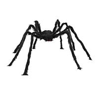 Halloween Decorations Spider Web | Scary hanted House araiders Web | Webs Halloween Spiders Web Stretchable Cobweb | Grande araignée Noire poilue pour Le Porche intérieur/extérieur et Les fêtes de