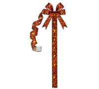 Halloween Decorative Bow, Spooky Seasonal Accent Sash, Festive Party Orname | Halloween Inspired Details Create Festive Charm Simple Placement Saves Setup Time Lightweight Construction Suits Cabinets Cup