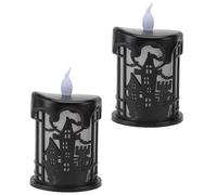 Halloween Decorative Candle Lamp Candle Light Decoration 8Pcs