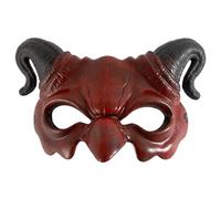 Halloween Demon Mask Half Face Devil Mask Scary Ghost Monster Cosplay Costume pour le maquillage de la fête d'Halloween