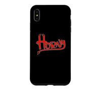 Halloween Devil Horns Dirty Pun Devil Horny Costume Coque pour iPhone XS Max