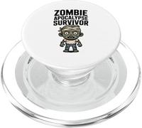 Halloween d'horreur drôle pour Un survivant de l'apocalypse Zombie PopSockets PopGrip pour MagSafe