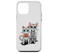 Halloween Dia de Los Muertos Sugar Skull Squelette Chiens & Chat Coque pour iPhone 12 Mini