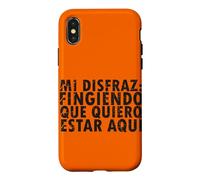 Halloween Disfraz : Fingiendo Que Quiero Estar Aquí - Espagnol Coque pour iPhone X/XS