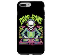 Halloween DJ Drop The Bone Squelette Mix Coque pour iPhone 7 Plus/8 Plus