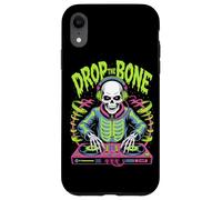 Halloween DJ Drop The Bone Squelette Mix Coque pour iPhone XR