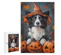 Halloween Dog Art Print-1 Puzzle 1000 Pièces Educa Jouet en Bois Cadeau Unique Décoration Intérieure Jeu Éducatif Challenge Toy Adultes Et Enfants À Partir De 14 Ans 1000 PCS