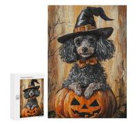 Halloween Dog Art Print-3 Puzzle 1000 Pièces Educa Jouet en Bois Cadeau Unique Décoration Intérieure Jeu Éducatif Challenge Toy Adultes Et Enfants À Partir De 14 Ans 300 PCS