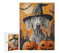 Halloween Dog Art Print-5 Puzzle 1000 Pièces Educa Jouet en Bois Cadeau Unique Décoration Intérieure Jeu Éducatif Challenge Toy Adultes Et Enfants À Partir De 14 Ans 500 PCS