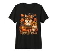 Halloween Dog Lecture Automne T-Shirt Haut de Gamme