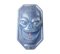 Halloween Door Bell - LED Light Sound Cordless Spooky Realistic Skull Decor