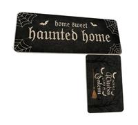 Halloween Door Mat Spooky - Decorative Floor Rug, Cute Halloween Entryway Mat, Indoor Outdoor Porch Bathroom Kitchen Accent | Fun Door Rug for Home Decor Seasonal Party Use
