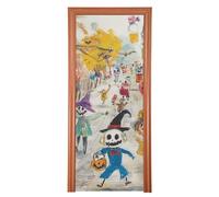 Halloween Down The Street Float Covers Decorative Christmas 35x79 In Home Door Banner Party Decoration and Supplies for Home M