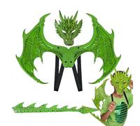 Halloween Dragon Decoration - Ensemble de dragons pour , accessoires de cosplay garçons | Dragon Wing Costume accessoires, Dragons Cosplay for Children, Dragon Cosplay for School Fixed, Ideal I