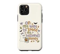Halloween drôle, Femme, Mari, achats d'argent Coque pour iPhone 11 Pro