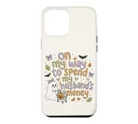 Halloween drôle, Femme, Mari, achats d'argent Coque pour iPhone 12 Pro Max