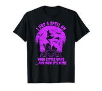 Halloween drôle, je mets un sort sur votre citation de T-Shirt