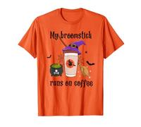 Halloween drôle : Mon Balai Fonctionne sur Coffee Witch T-Shirt