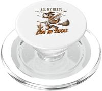 Halloween drôle : Tous Mes hexagones vivent au Texas PopSockets PopGrip pour MagSafe