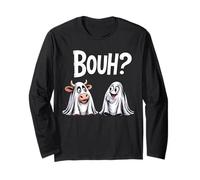 Halloween Drôle Vache Fantôme Bouh Costume Idée Manche Longue
