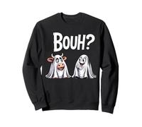 Halloween Drôle Vache Fantôme Bouh Costume Idée Sweatshirt