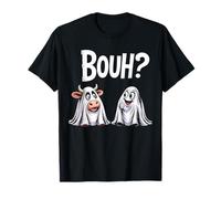 Halloween Drôle Vache Fantôme Bouh Costume Idée T-Shirt