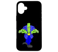 Halloween Effrayant, Monstre de Frankenstein, Dessin animé Spooky Coque pour iPhone 16 Plus