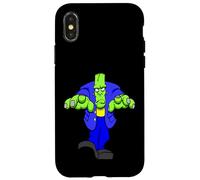 Halloween Effrayant, Monstre de Frankenstein, Dessin animé Spooky Coque pour iPhone X/XS