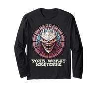 Halloween Effrayant, Votre Pire Cauchemar, Une Goule effrayante et effrayante Manche Longue