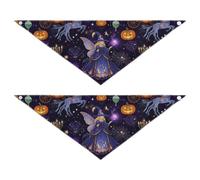 Halloween Elements Pet Good Breathability Lot de 2 pièces pour animaux de compagnie à différentes étapes 76,2 x 30,5 cm