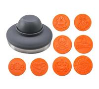 Halloween Emporte-Pièce Sablé Set 8 Pièces, Aimanté Cachet Presse Set Kit | 8 Pièces Set, Aimanté Cachet Presse, Couper & Imprimer en Une Presse Halloween Fête Cuisson Cuisine Sablé Décorer Maison