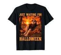 Halloween en été John Pork Pumpkin Vibes Beach Tropical T-Shirt