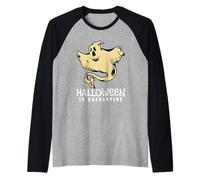 Halloween en quarantaine fantôme Effrayant Manche Raglan