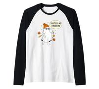 Halloween Enceinte fantôme drôle ne me hooo Pas Tee-Shirt Manche Raglan