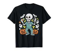 Halloween Ergothérapeute Squelette Motricité Fine Effrayant T-Shirt