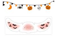 Halloween Eye Stickers - 2.05x5.9in Masquerade Adhesive Decals, Spooky Bat Pumpkin Handprint Stickers, Multipurpose Festival Parrty Makeup Accessory | Decorative Adhesive for Holiday Events